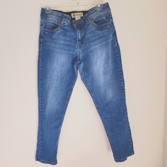 Democracy Denim - Democracy "Ab" Technology Freedom Ankle Skinny Jean Stretch Blue Denim Size 10